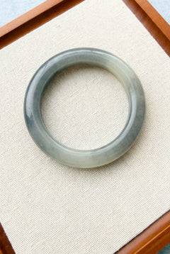 Grey Jadeite Bangle | CongCong Jade